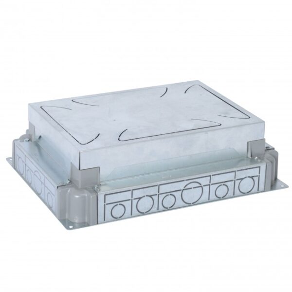 Caixas de encastrar autoajustável - 65 a 90 mm p/ caixa de chão 8 módulos - 088090