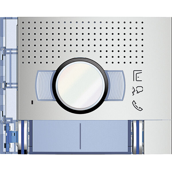 New Sfera - Frontal para módulo áudio e vídeo 2x1 botões - Alumínio - 351221