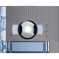 New Sfera - Frontal áudio/vídeo grande angular, 2 botões / dupla fila - Escuro - 351323