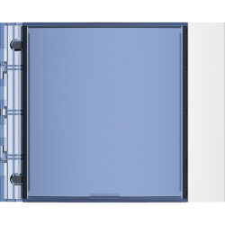 New Sfera - Frontal para módulo porta etiquetas - Branco - 352202