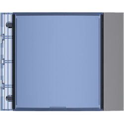 New Sfera - Frontal para módulo porta etiquetas - Escuro - 352203