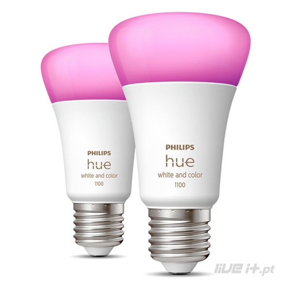 Philips Hue 2x E27 1100Lm White & Color LED